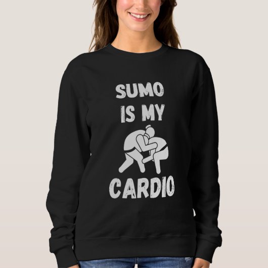 Sumo Is My Cardio Retro Sumo Trui (Voorkant)