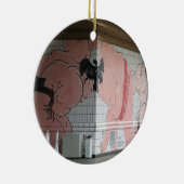 Sumo Mural Wall Art Keramisch Ornament (Rechts)