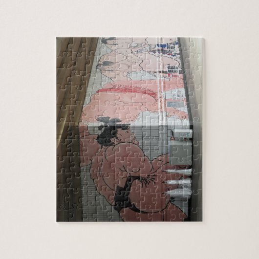 Sumo Mural Wall Art Legpuzzel (Verticaal)