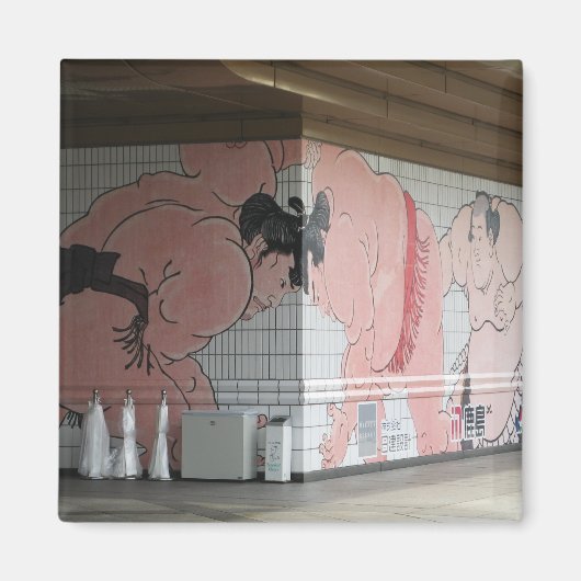 Sumo Mural Wall Art Magneet (Voorkant)