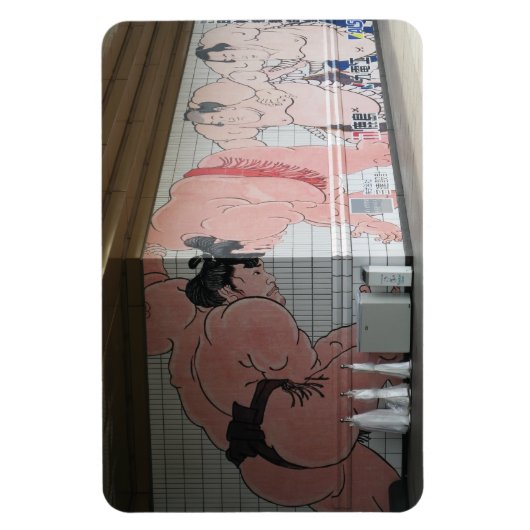 Sumo Mural Wall Art Magneet (Verticaal)