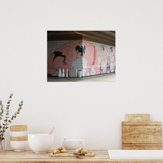 Sumo Mural Wall Art Poster (Keuken)
