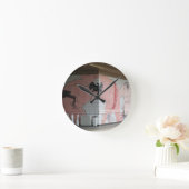 Sumo Mural Wall Art Ronde Klok (Huis)