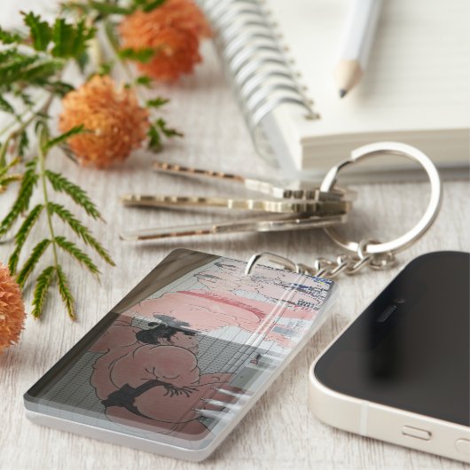 Sumo Mural Wall Art Sleutelhanger (Voorkant Rechts)