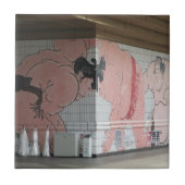 Sumo Mural Wall Art Tegeltje (Voorkant)