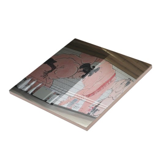 Sumo Mural Wall Art Tegeltje (Zijkant)