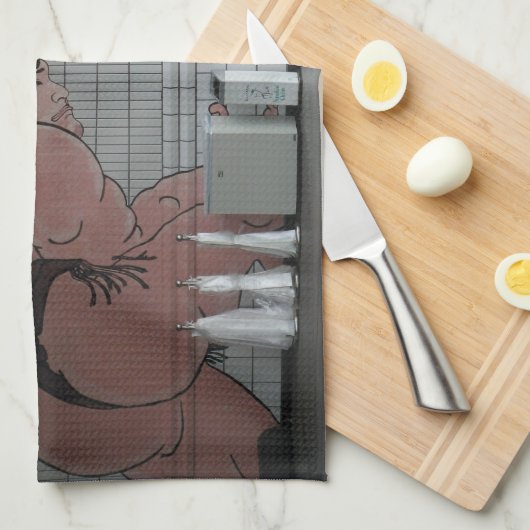 Sumo Mural Wall Art Theedoek (Quarter Fold)