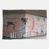 Sumo Mural Wall Art Theedoek (Horizontaal)