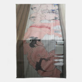 Sumo Mural Wall Art Theedoek (Verticaal)