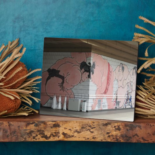 Sumo Muurschildering Kunst Fotoplaat (Zijkant)