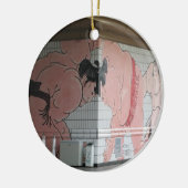 Sumo Muurschildering Kunst Keramisch Ornament (Links)