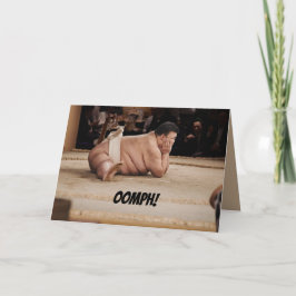 SUMO-NEDERLAAG VERLATE VERJAARDAG KAART