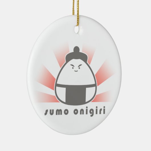 Sumo Onigiri Keramisch Ornament (Rechts)