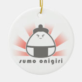 Sumo Onigiri Keramisch Ornament (Voorkant)