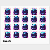 Sumo Panda The Bamboo Gnasher, Stickers (Vel)