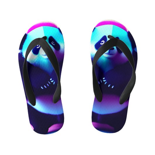 Sumo Panda The Bamboo Gnasher, Thames Kinder Teenslippers (Voetbed)