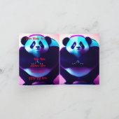 Sumo Panda The Bamboo Gnasher, uitnodiging van Bir (Binnen)