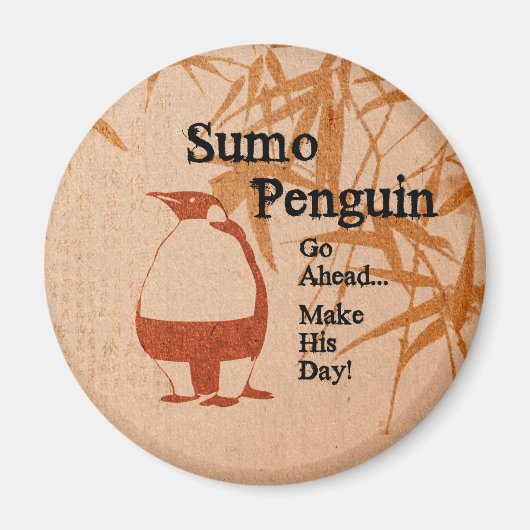 Sumo Penguin Magneet (Voorkant)