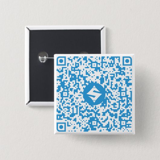 SUMO QR-Code Square Button 2'' (Voorkant /achterkant)