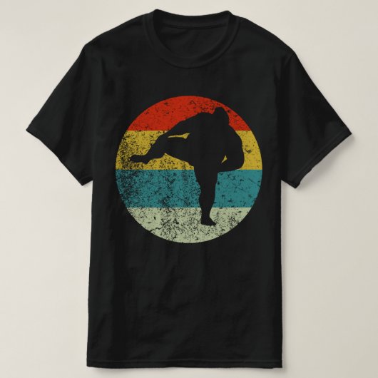 SUMO retro silhouette 70s T-shirt (Design voorkant)