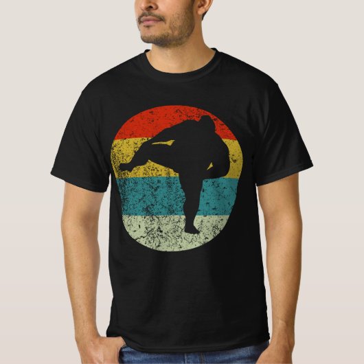 SUMO retro  silhouette 70s T-shirt (Voorkant)