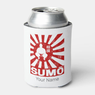 Sumo Retro Wrestler Japans Ontwerp Blikjeskoeler