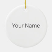 Sumo Retro Wrestler Japans Ontwerp Keramisch Ornament (Achterkant)