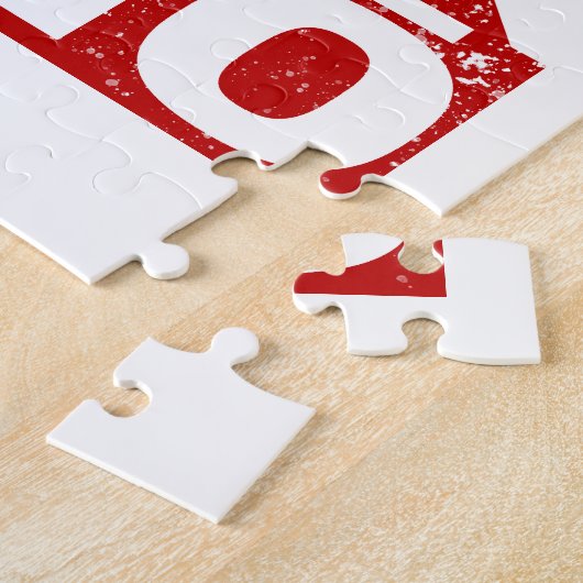 Sumo Retro Wrestler Japans Ontwerp Legpuzzel (Zijkant)