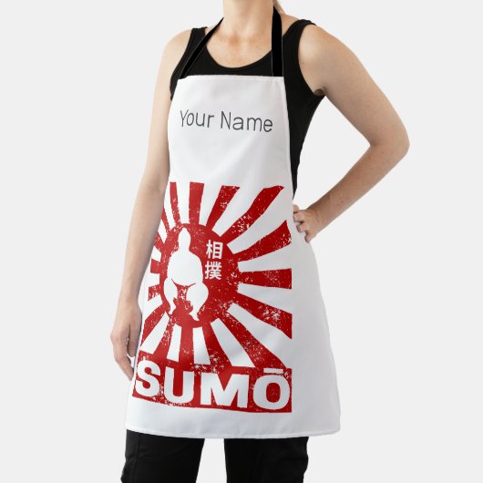 Sumo Retro Wrestler Japans Ontwerp Schort (Insitu)