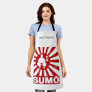 Sumo Retro Wrestler Japans  Ontwerp Schort