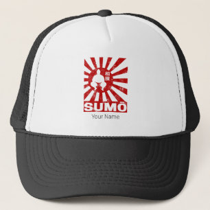 Sumo Retro Wrestler Japans  Ontwerp Trucker Pet