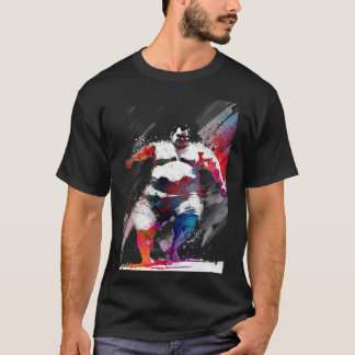 Sumo sport art sumo t-shirt