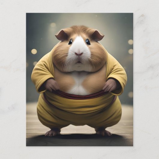 "Sumo Squeakdown: De Machtige Cavia Worstelaar" Flyer (Voorkant)