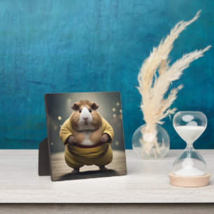 "Sumo Squeakdown: De Machtige Cavia Worstelaar" Fotoplaat