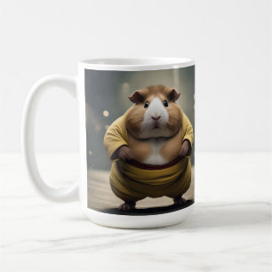 "Sumo Squeakdown: De Machtige Cavia Worstelaar" Koffiemok