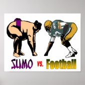 Sumo vs. Football Poster (Voorkant)