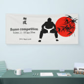 Sumo-wedstrijd Spandoek (Beurs)