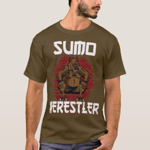 Sumo Werestler Funny Pun Halloween Sumo Wrest W T-shirt