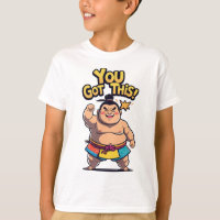 Sumo worstelaar met de motivatie "You Got This!"