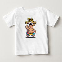 Sumo worstelaar met motivatie teken "You Got This