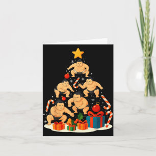 Sumo worstelen Japanse Sumo worstelaar Kerst Tr Kaart