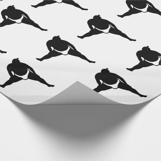 Sumo worstler cadeaupapier (Hoek)