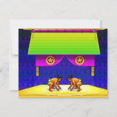 SUMO WRESTLAND PARTIJ BIRTHDAY INVITE INVITATION KAART (Voorkant)