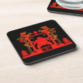 Sumo Wrestler Bier Onderzetter (Linkerzijde)