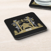Sumo Wrestler Bier Onderzetter (Linkerzijde)