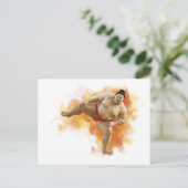 SUMO Wrestler Briefkaart (Staand voorkant)