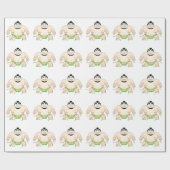 Sumo Wrestler Cadeaupapier (Vlak)