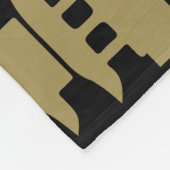 Sumo Wrestler Fleece Deken (Hoek)