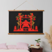 Sumo Wrestler Hangend Wandkleed (Slaapkamer)