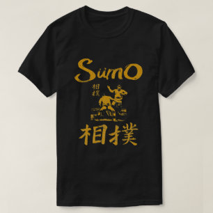 Sumo Wrestler Japans Kanji Japan Wrestling T-shirt